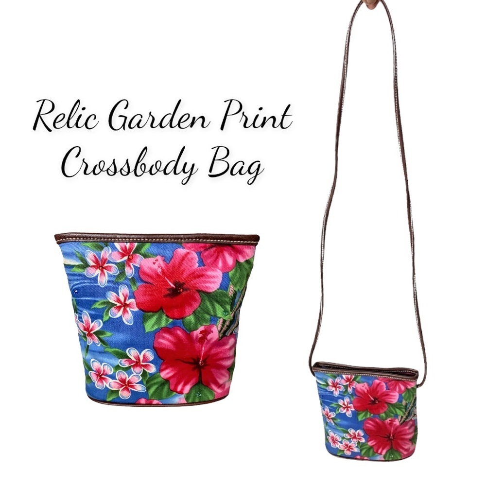 Relic Tropical Flower Print Crossbody Bag